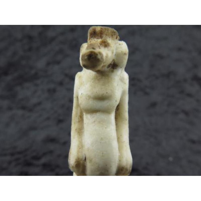 Egyptian faience amulet of Toth as Baboon