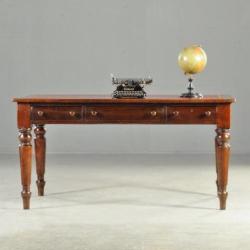 Antieke bureaus / Schrijftafel ca. 1875 Engels met goud g...