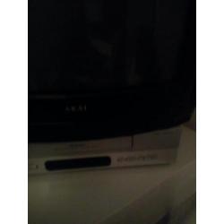 Akai kleine televisie voor op bv kinderkamer of caravan
