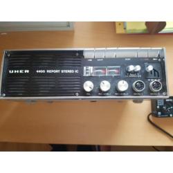 Uher Report 4400 stereo recorder in originele reportertas