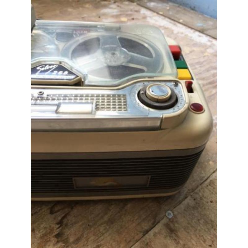 GELOSO 268 Buizen Bandrecorder + microfoon