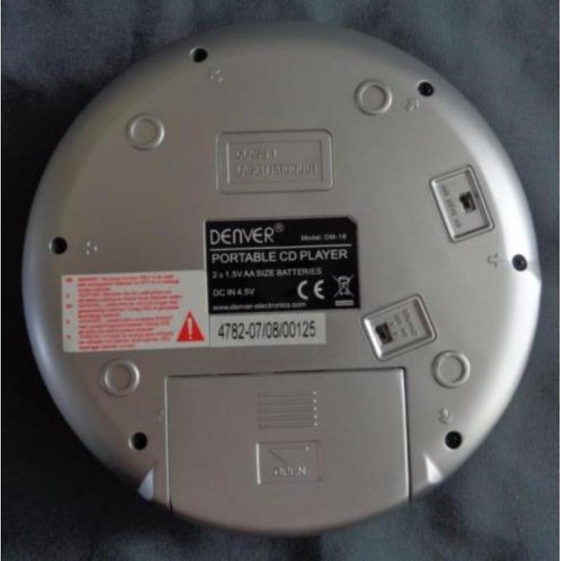 DENVER DM-18 WALKMAN DISCMAN draagbare CD speler portable pl
