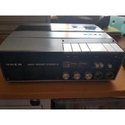 Uher Report 4400 stereo recorder in originele reportertas