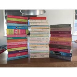 Stapels chicklits Jill Mansell Sophie Kinsella Cathy Kell