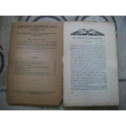 2 delen Groot Nederland 1926 en 1938