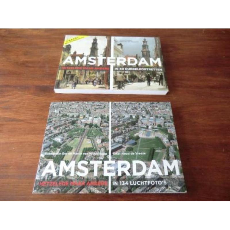 twee boeken - Amsterdam - hetzelfde maar anders