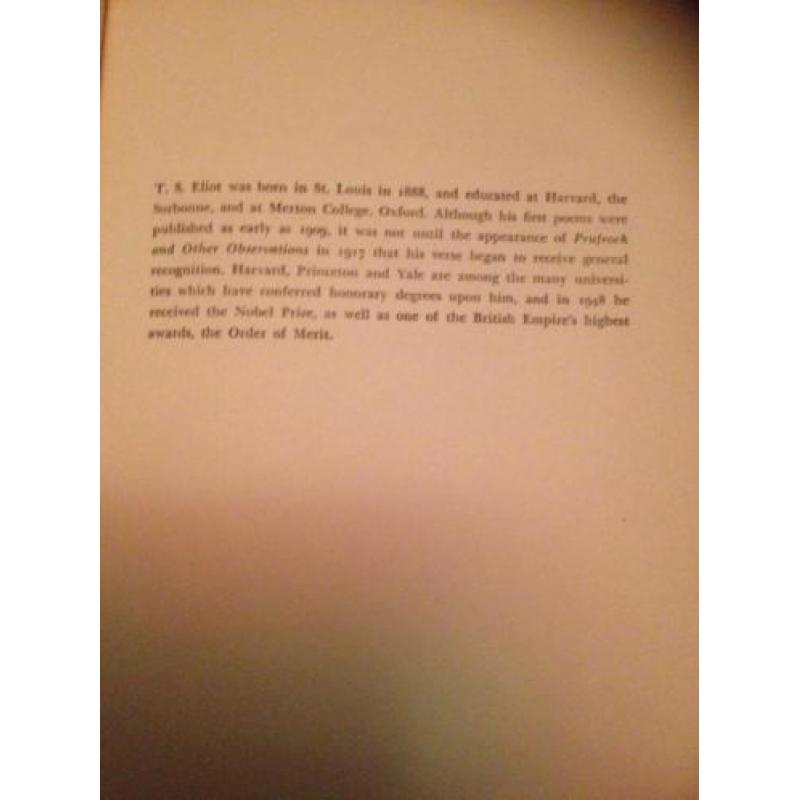 T. S. Eliot: CHRISTIANITY AND CULTURE (2nd, 1949)
