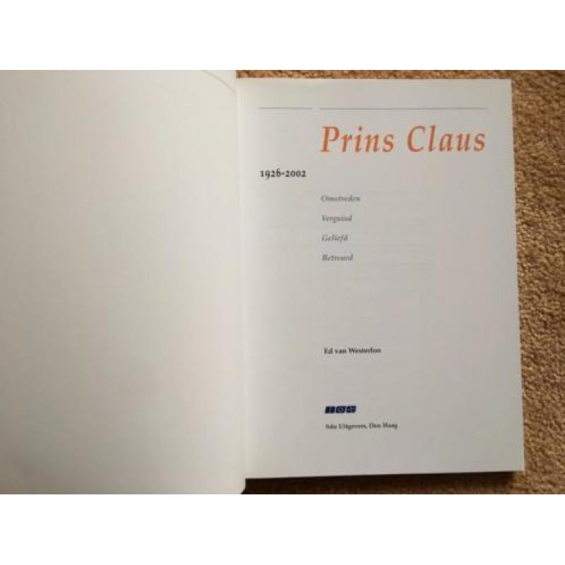 Gedenkboek over Z.K.H. Prins Claus.1926 - 2002 ( nieuw)