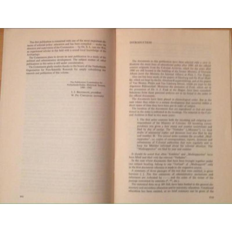 Het onderwijsbeleid in NL Indie 1900-1940 (bronpublikatie)