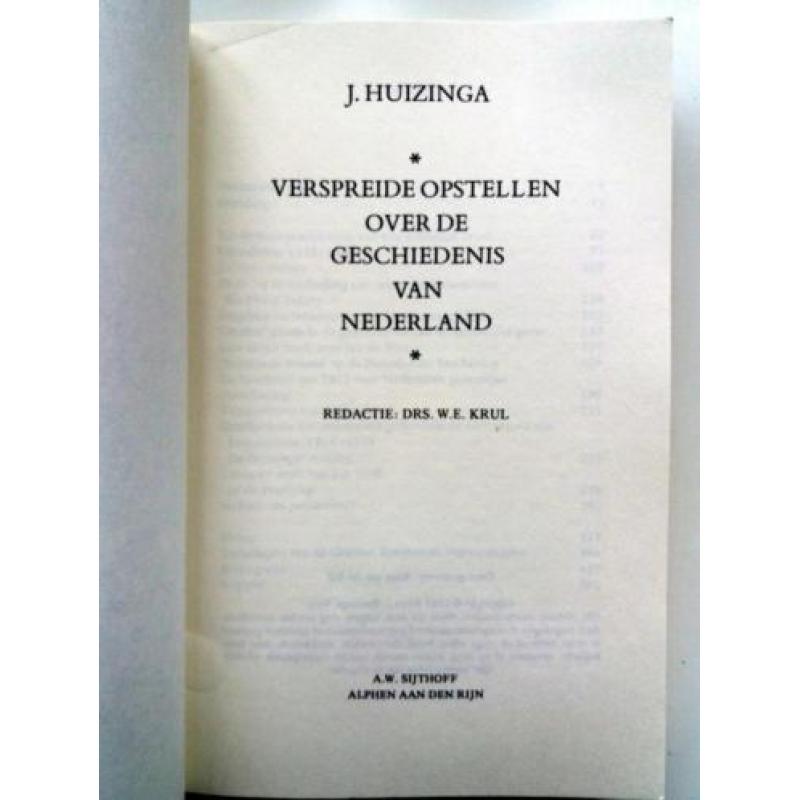 J. Huizinga - Verspreide opstellen over de geschiedenis van