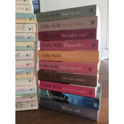 Stapels chicklits Jill Mansell Sophie Kinsella Cathy Kell