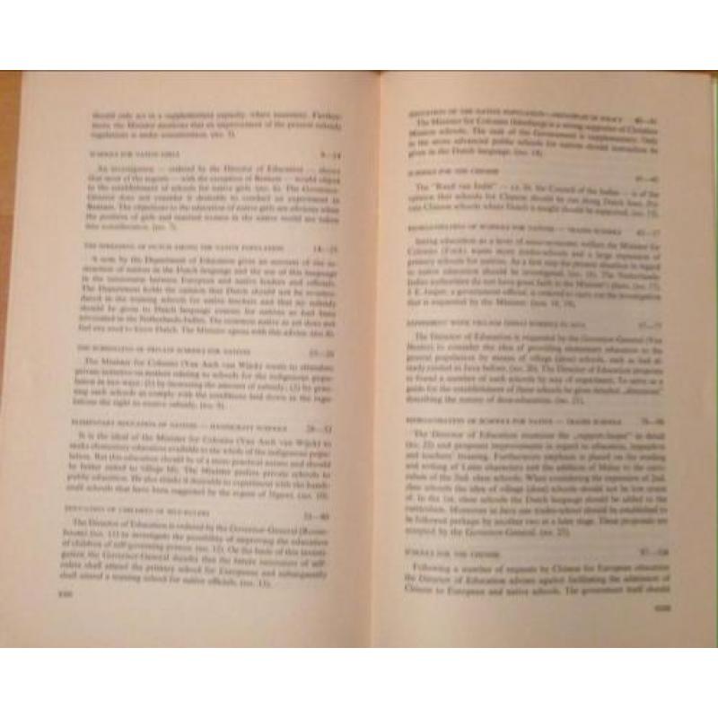 Het onderwijsbeleid in NL Indie 1900-1940 (bronpublikatie)