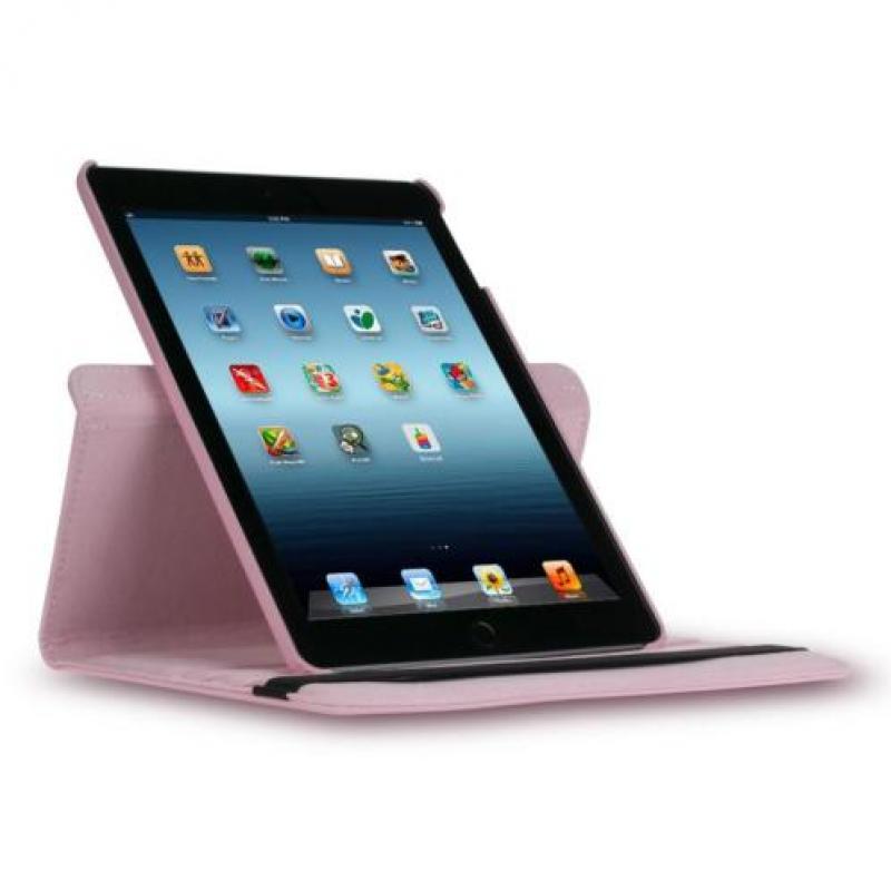 360° Draaibare hoes roze iPad 2017 (9.7")