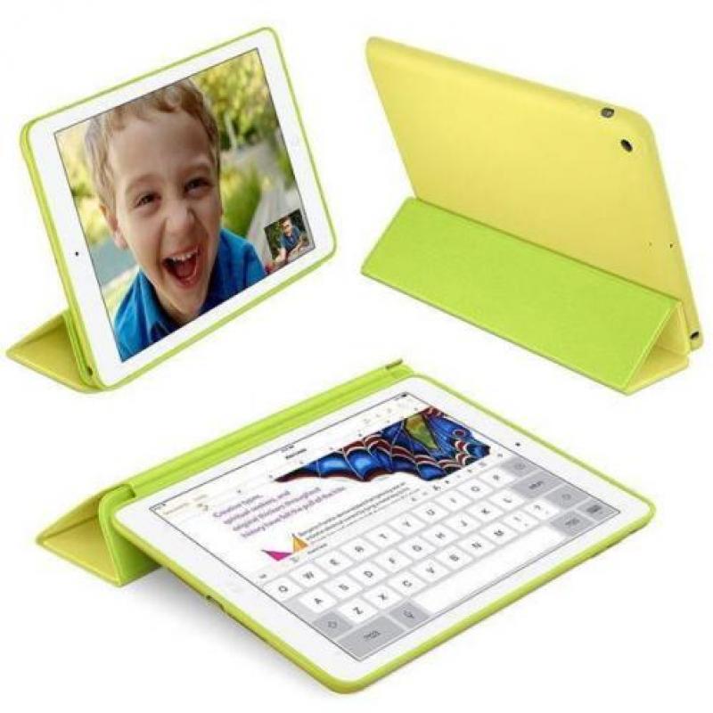 iPad 2017 en Air Smart Case geel