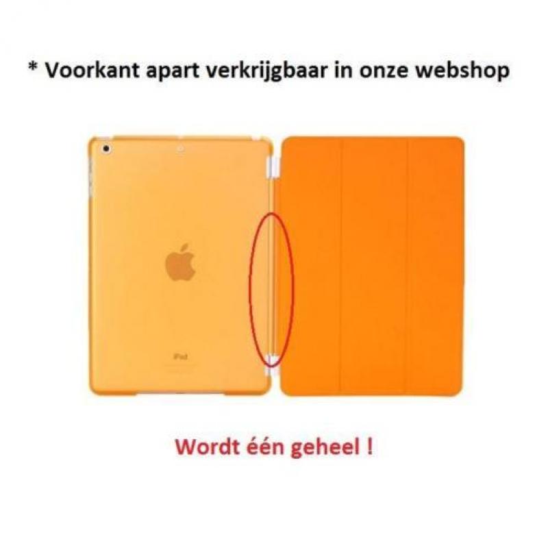 iPad 2 3 4 achterkant hoes hoesje case Doorzichtig - Oranje