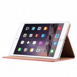 Ntech iPad Air Roze Booktype Kunstleer Hoesje Met Pasjesru