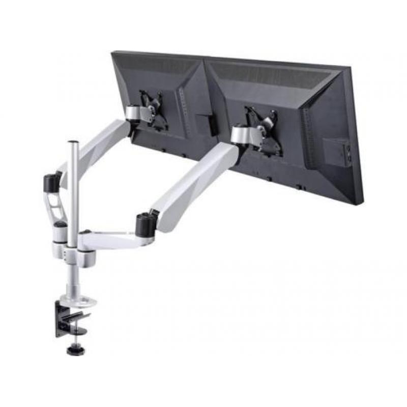 Xergo Flex 2-voudige monitorhouder, tafelmontage met gasd..