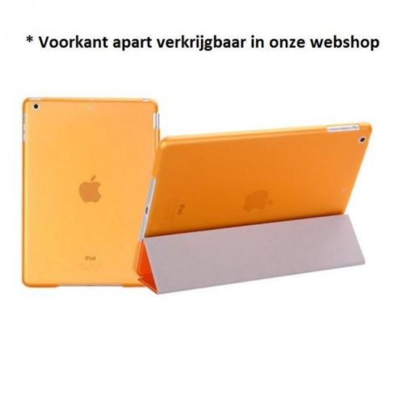 iPad 2 3 4 achterkant hoes hoesje case Doorzichtig - Oranje
