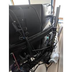 6x Dell U2414H Standaard