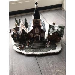Kerstdorp/Kerstdecoratie met verlichting