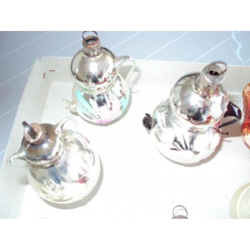 oude kerstballen mooie set 10 stuks