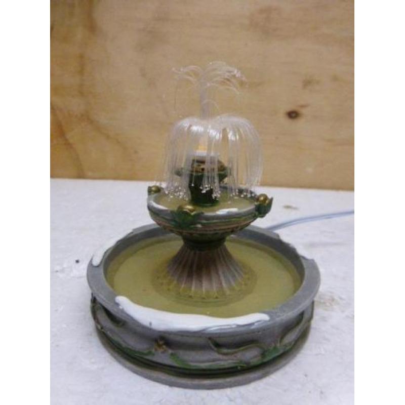 department 56 frosted fountain fontein kerstdorp kerst
