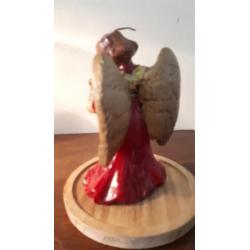 Brocante kaars engel