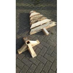 Kerstboom van hout
