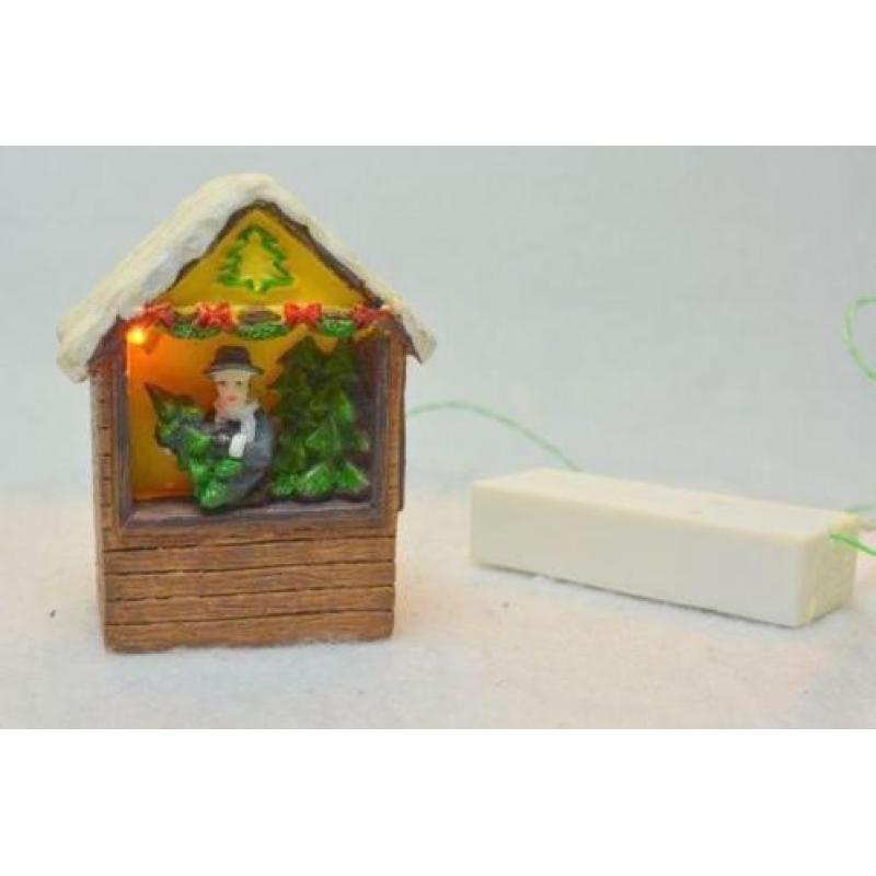 Kerstdorp Kraam Kerstbomenverkoop