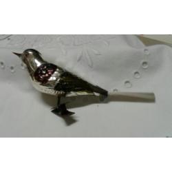 Antiek kerstbal,KERSTVOGEL 14 ,5 CM