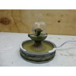 department 56 frosted fountain fontein kerstdorp kerst
