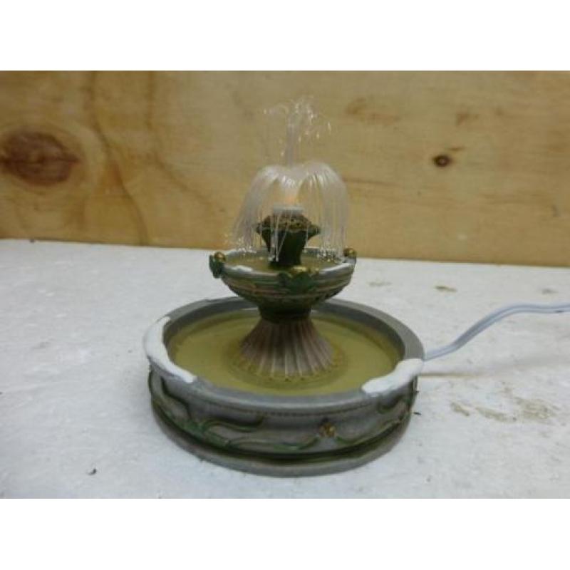 department 56 frosted fountain fontein kerstdorp kerst