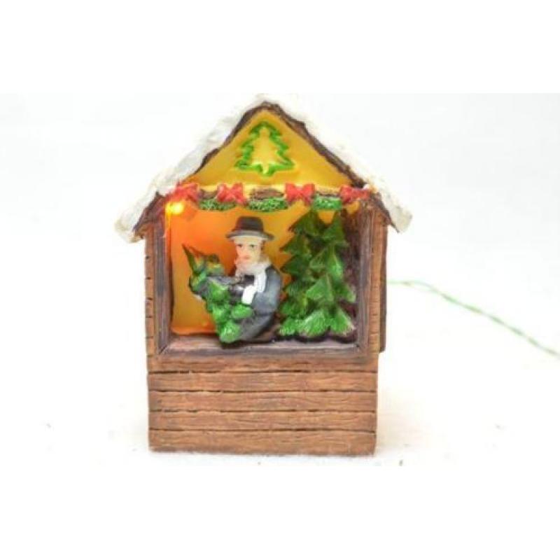 Kerstdorp Kraam Kerstbomenverkoop