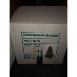 Kunstkerstboom (nep kerstboom) Romagne H 215 cm blauw