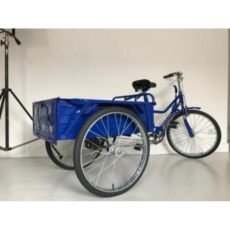 'Chinese' Reclame Bakfiets met handrem v transport