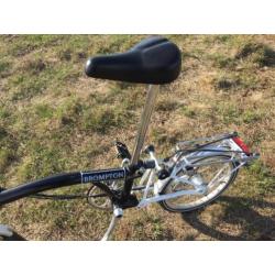 Aangeboden Brompton vouwfiets Black/White