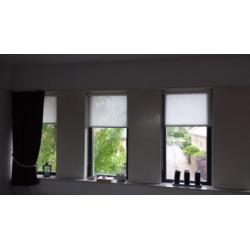 1x Rolgordijn 62 cm breed en 180 cm lang licht doorlatend