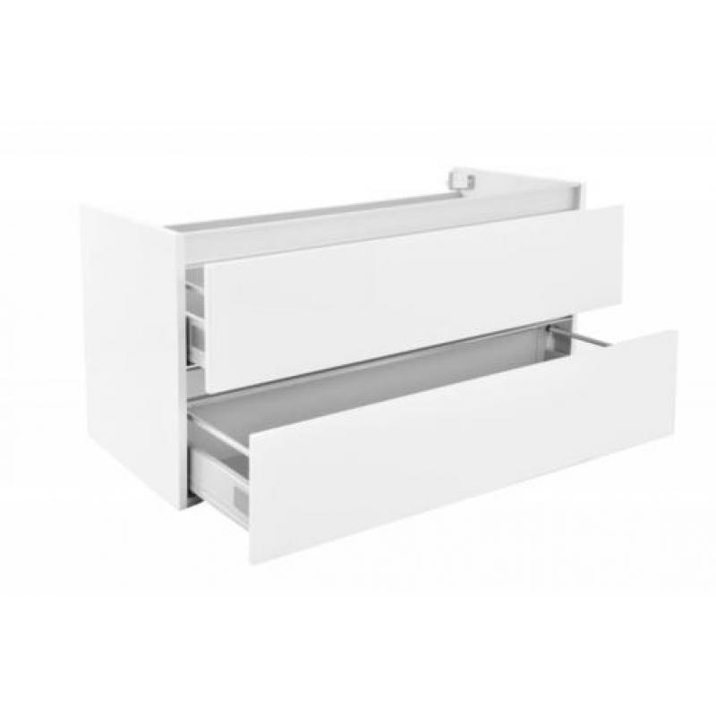 Vision losse onderkast+2 laden 100x47 wit