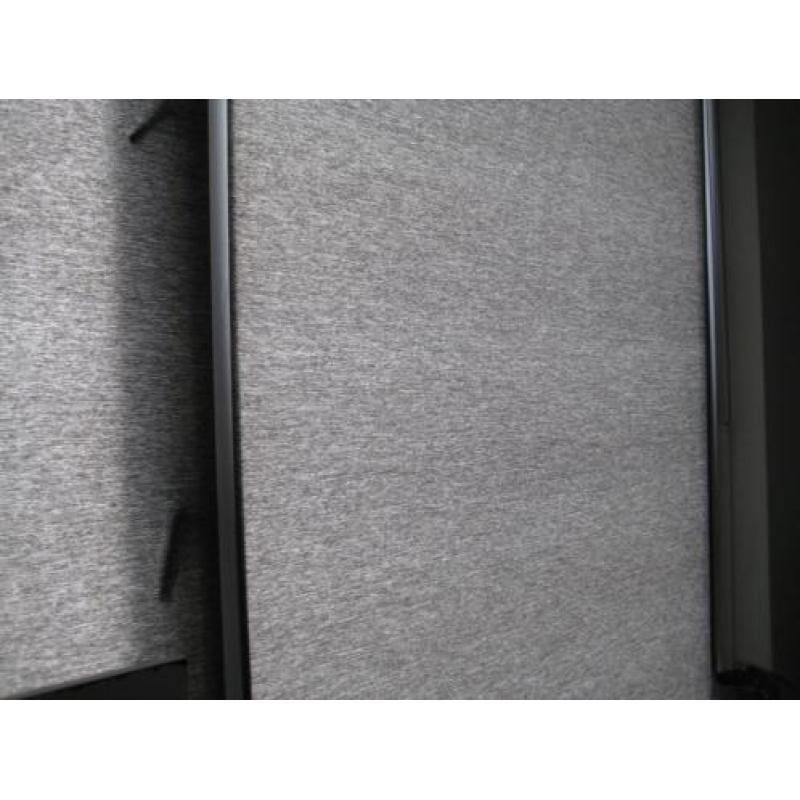 Nieuw rolgordijn, grijs, 134,9x175 cm over wegens samenwonen