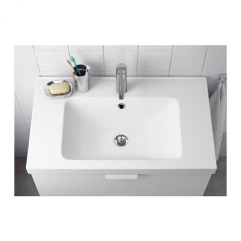 Wastafel wasunit badkamer 80x49x6 nieuw
