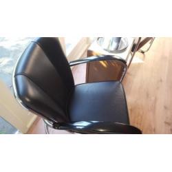 2 Gispen 412 fauteuil Dutch Originals Zwart Leer