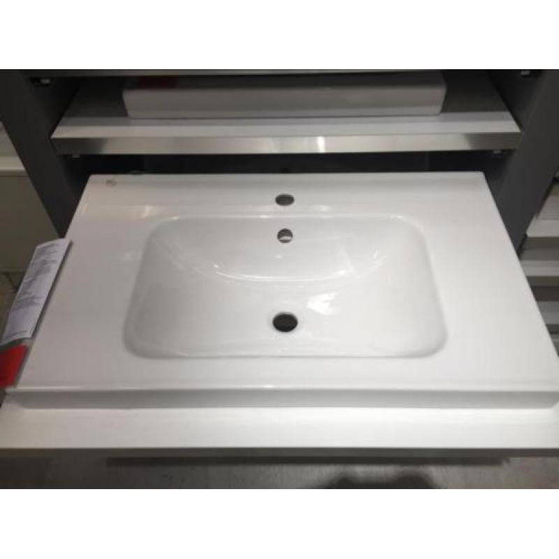 Wastafel wasunit badkamer 80x49x6 nieuw