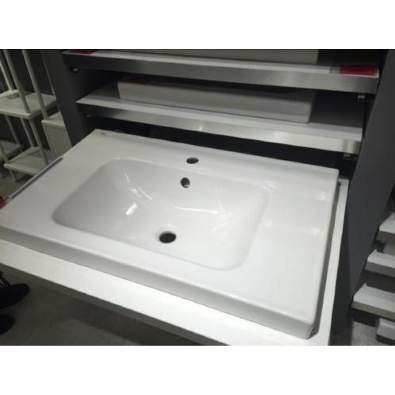 Wastafel wasunit badkamer 80x49x6 nieuw