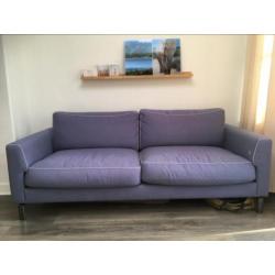 Henders & Hazel bank blauw (nep)linnen