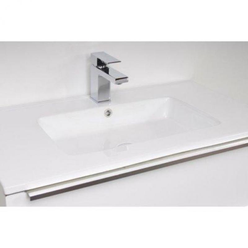 Saniclass EVO badmeubelset 80cm wit 1 kraangat