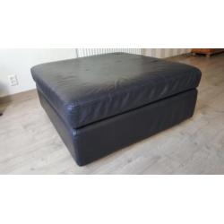 Leren voetenbank salontafel van Cor Design