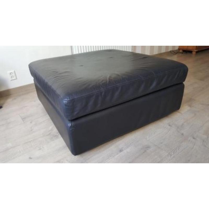 Leren voetenbank salontafel van Cor Design