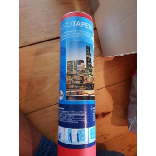 Ongebruikte foto behang met print te koop