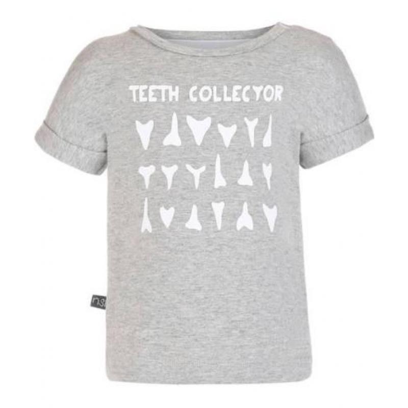 Noeser Tom jersey sweater teeth grey