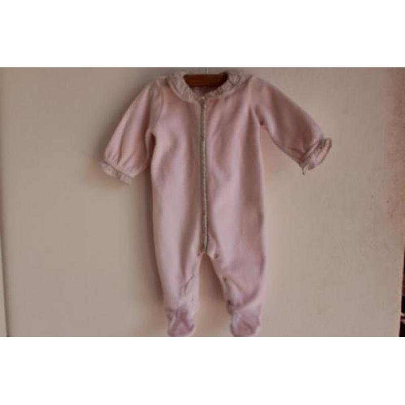 Roze velours pakje van Jacadi maat 50 (8785)